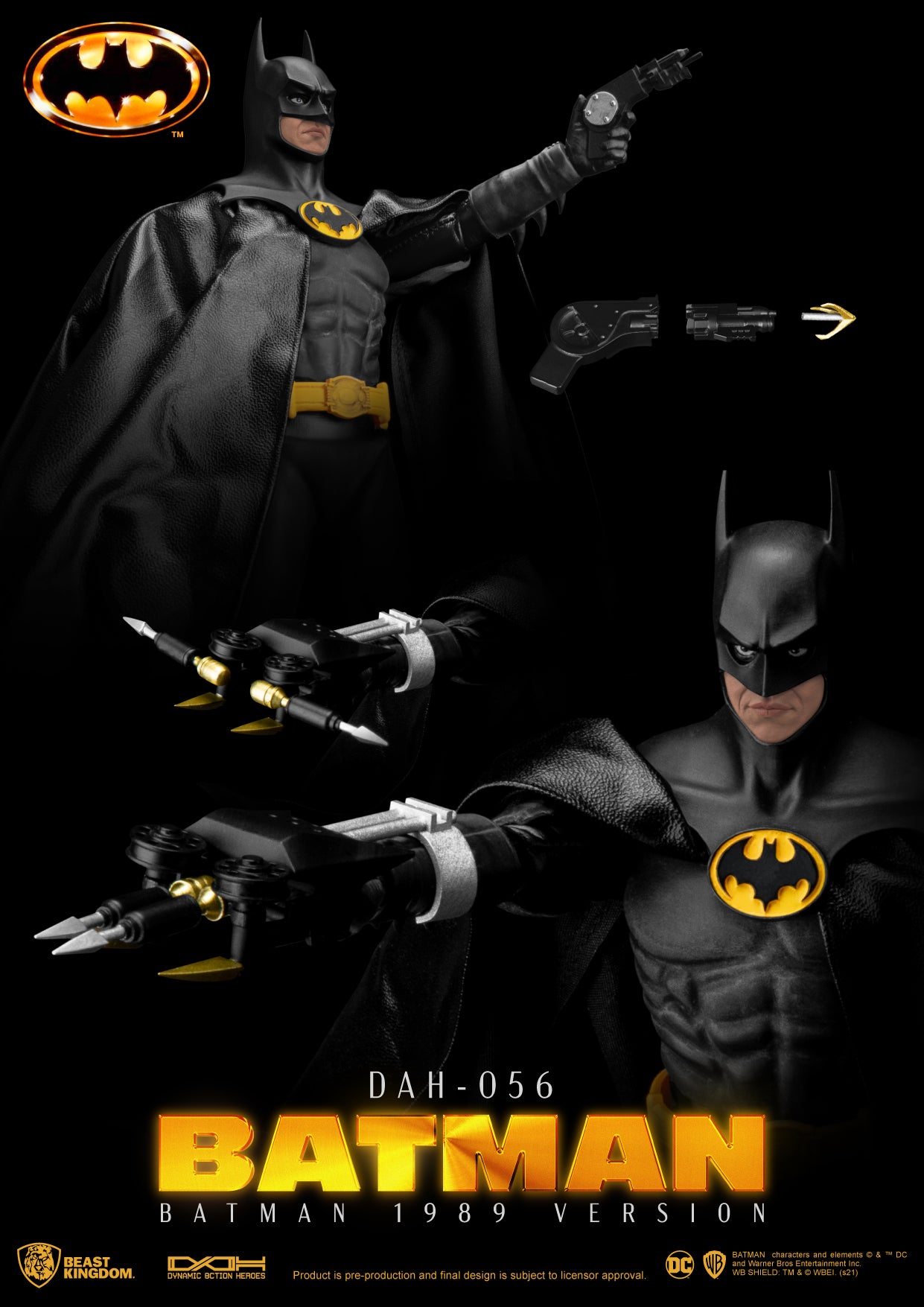 WARNER BROS Batman1989 Batman DAH-056 BEAST KINGDOM