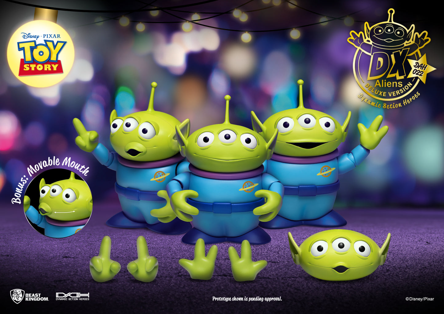 Toy Story Aliens Triple pack (Dynamic 8ction Hero) DAH-022DX