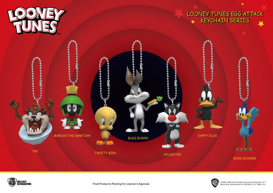 Looney Tunes Egg Attack Keychain Series Blind box set (Keychain) KC-006BB