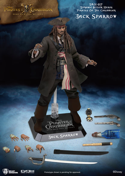 Disney Pirates of the Caribbean: Cap Jack Sparrow (Dynamic 8ction Hero) DAH-017