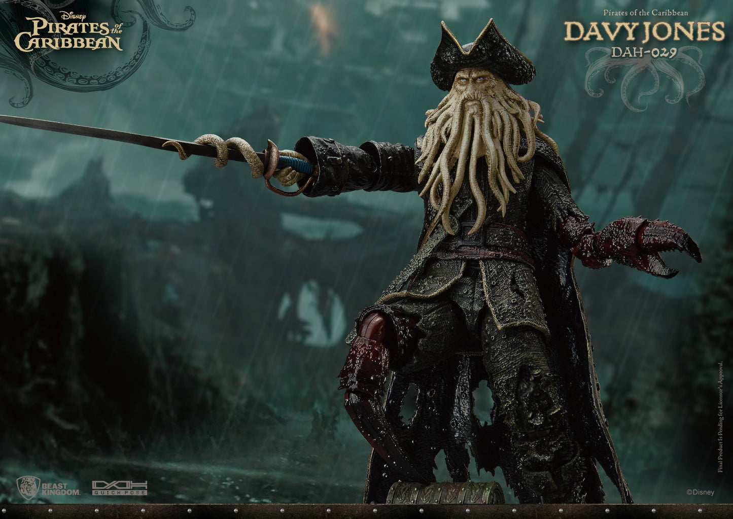 Pirates of the Caribbean: At World's End Davy Jones (Dynamic 8ction Hero) DAH-029