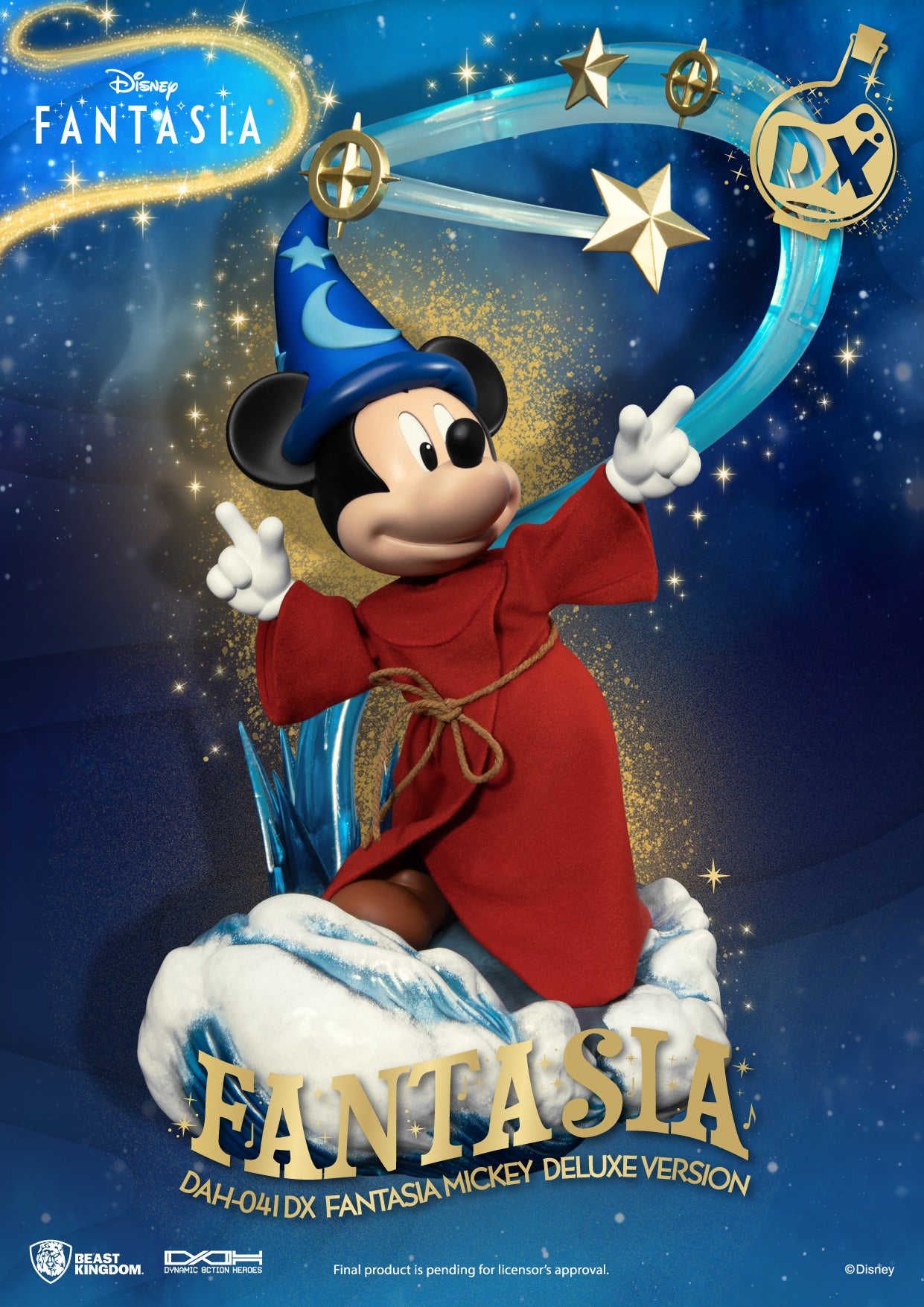 Disney Classic Mickey Fantasia Deluxe Version (Dynamic 8ction Hero) DAH-041DX