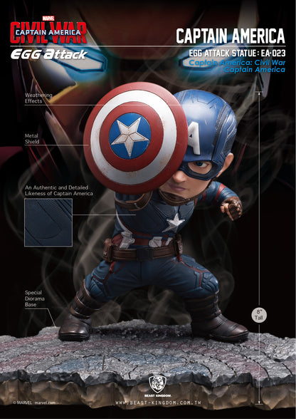 Captain America: Civil War Captain America Statue EA-023 BEAST KINGDOM