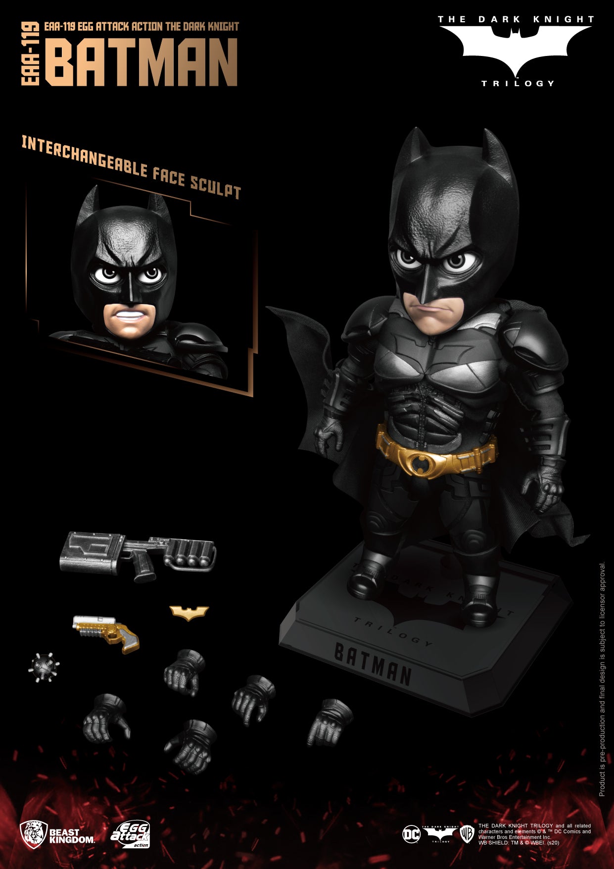 The Dark Knight Batman Deluxe Version (Egg Attack Action) EAA-119DX