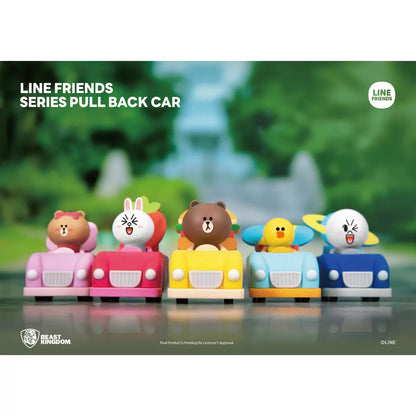 LINE FRIENDS Series Pull back car Set PBC-009SET BEAST KINGDOM