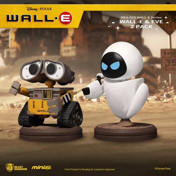 WALL-E 系列 WALL-E &amp; EVE 2 件套 (迷你蛋攻击) MEA-029