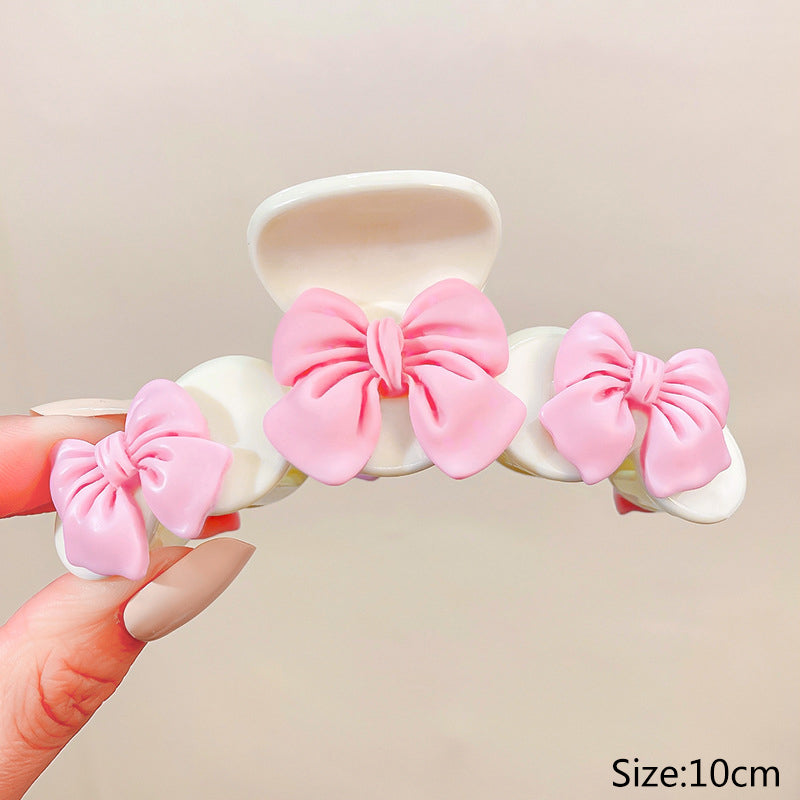Women's Transparent Cute Sweet Cream Gum Hair Clip