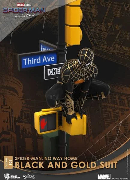Spider-Man: No Way Home-Black and Gold Suit CB DS-102CB BEAST KINGDOM