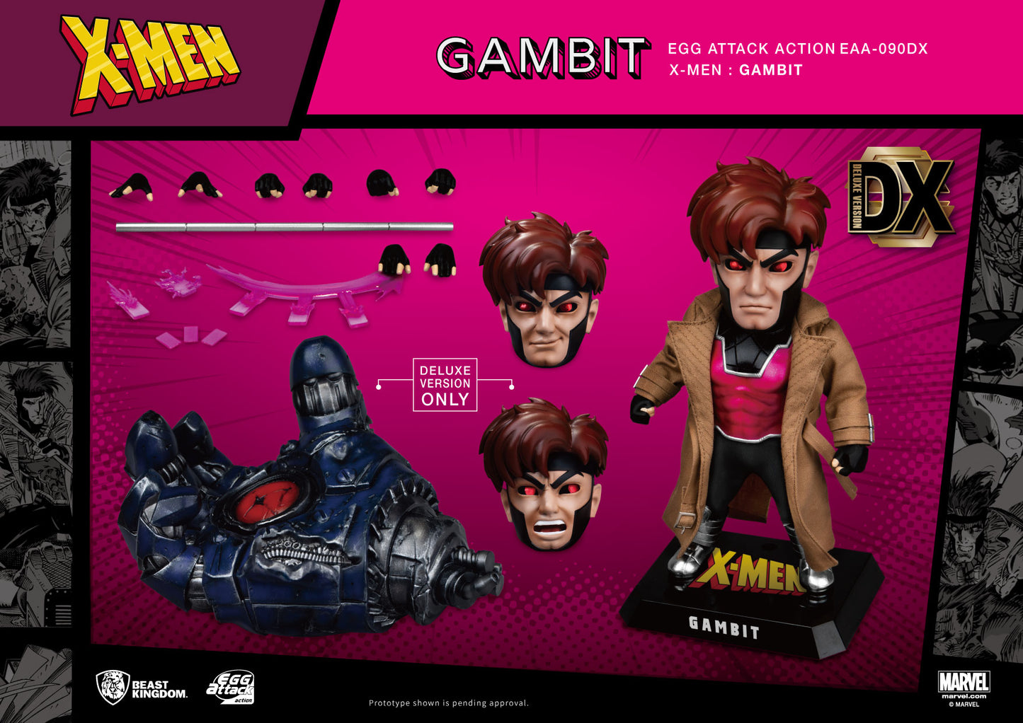 X-MEN Gambit 豪华版（蛋攻击动作）EAA-090DX