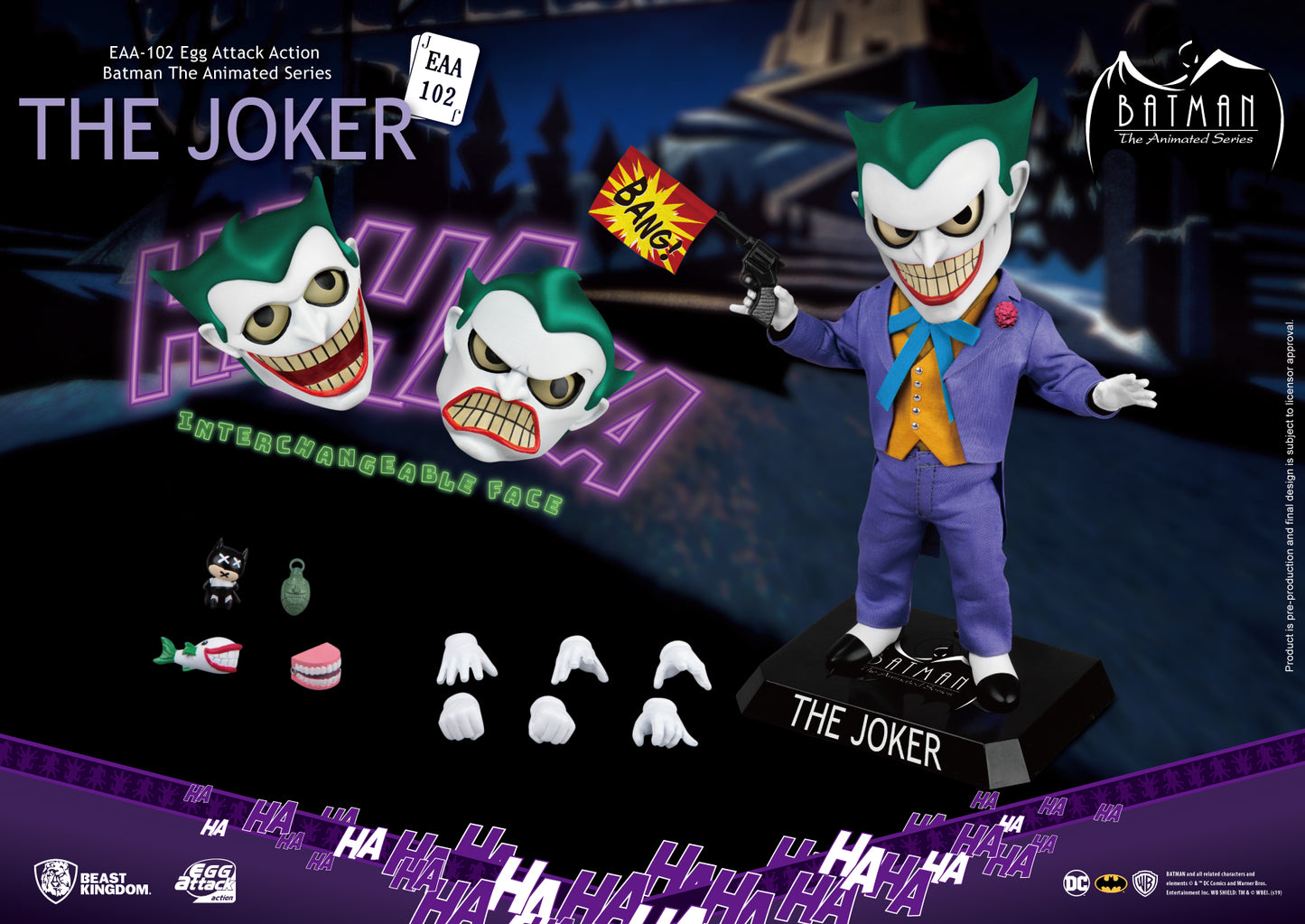 Batman The Animated Series - The Joker EAA-102 BEAST KINGDOM