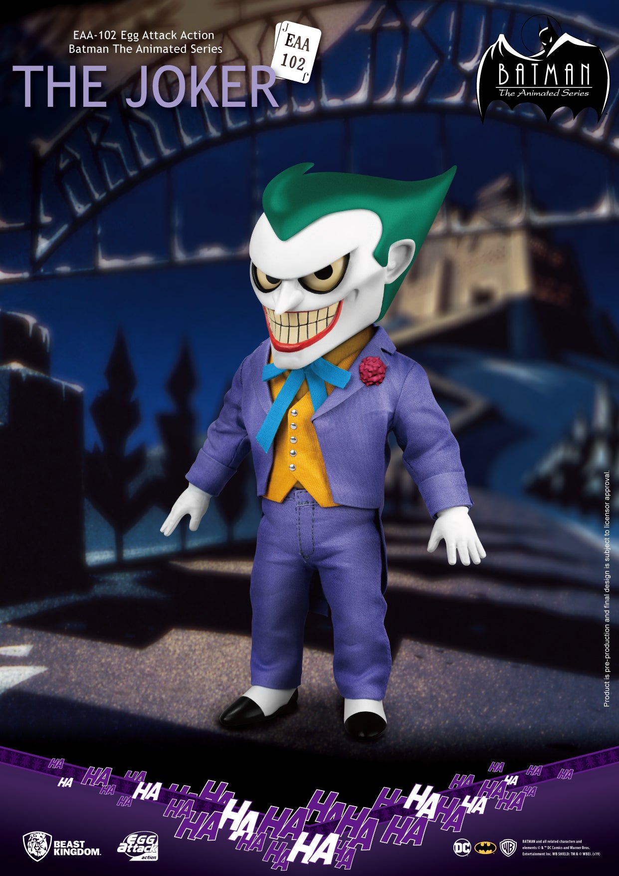 Batman The Animated Series - The Joker EAA-102 BEAST KINGDOM