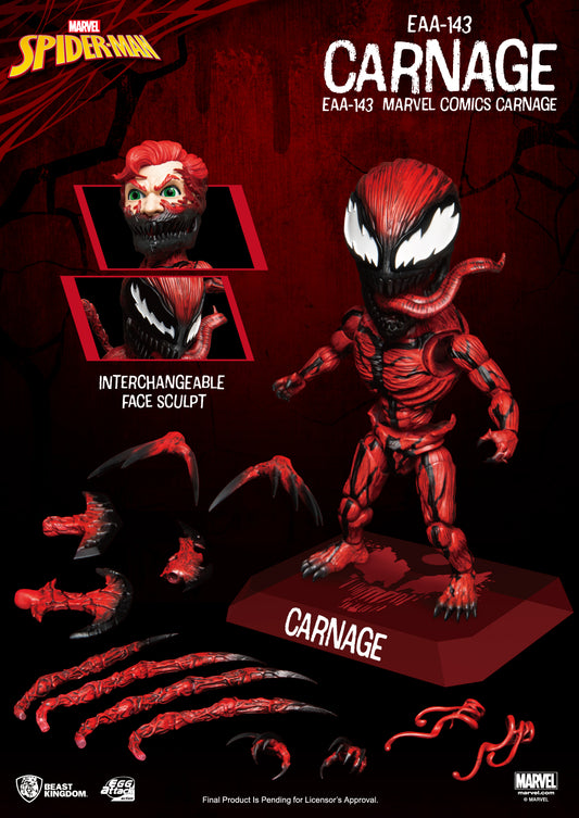 Marvel Comics Carnage (Egg Attack Action) EAA-143