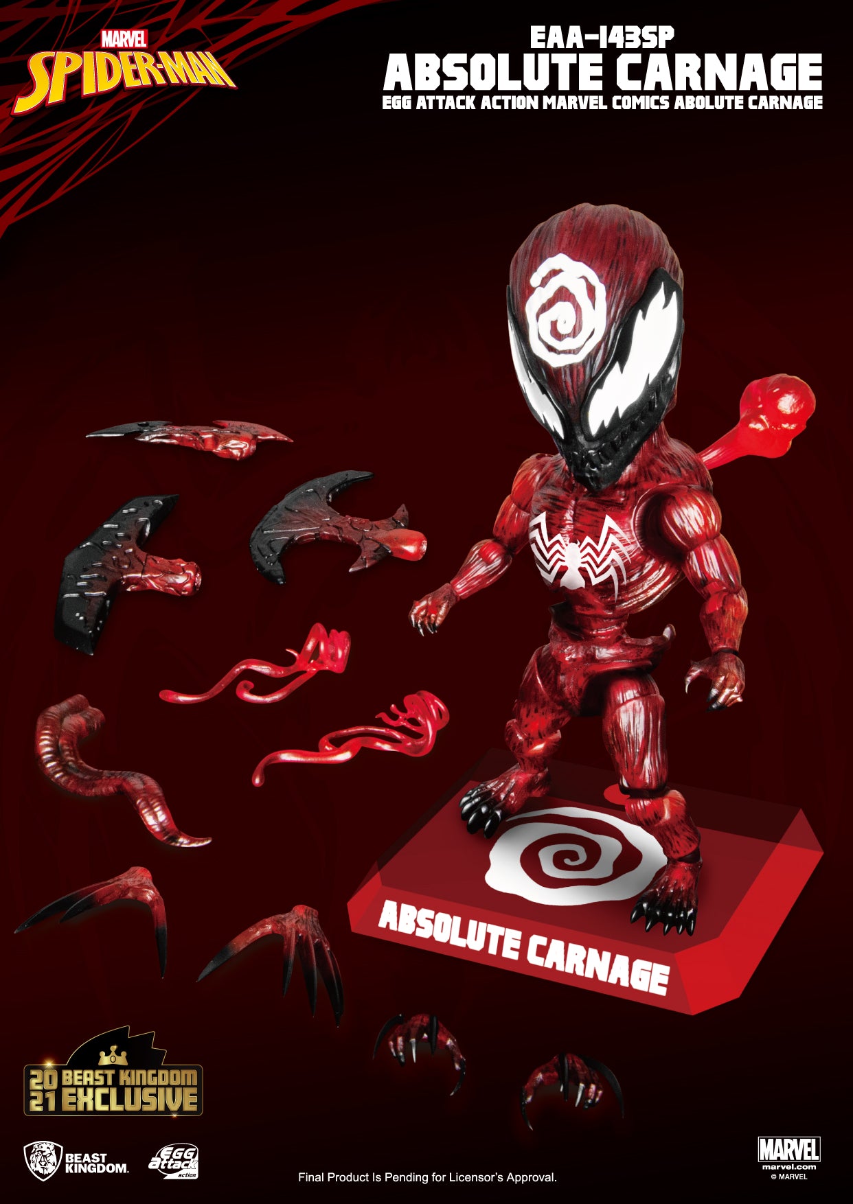 Marvel Comics Absolute Carnage (Egg Attack Action) EAA-143SP