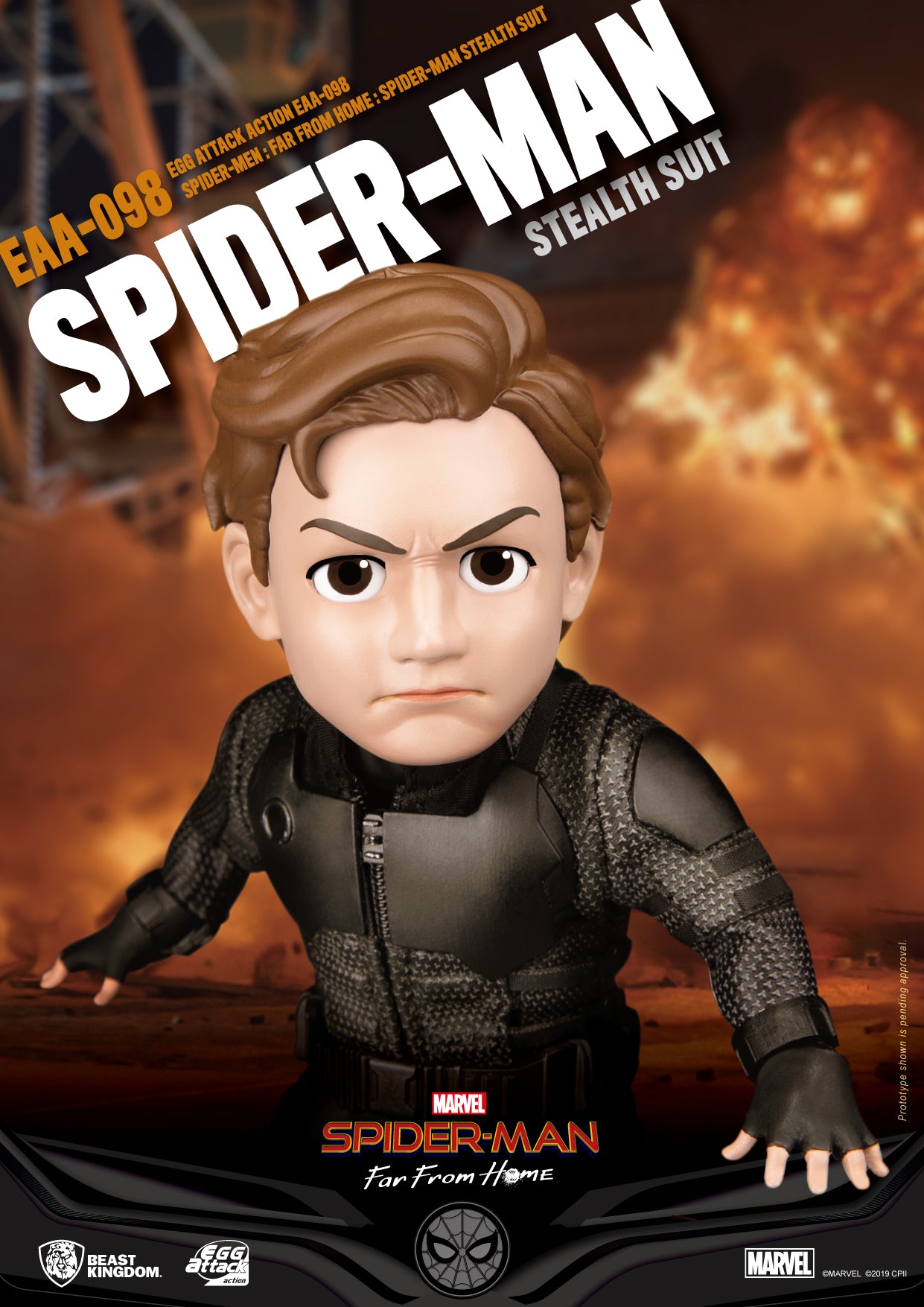 Man Far From Home - Spider-man Stealth suit (Egg Attack Action) EAA-098