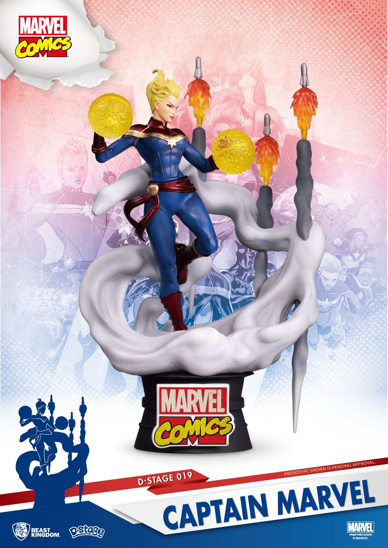 MARVEL COMICS-Captain Marvel (D-Stage) DS-019