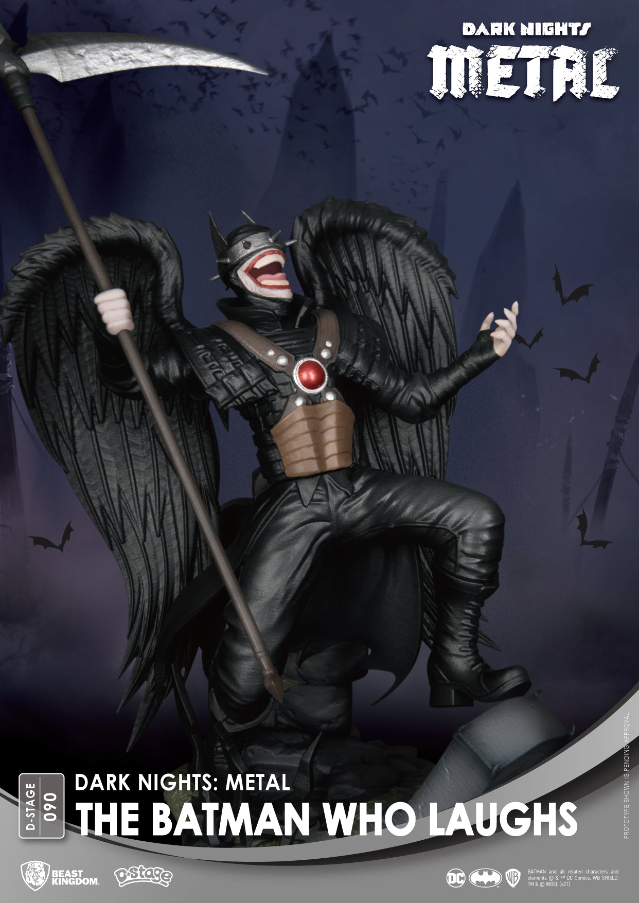 Dark Night Metal-The Batman Who Laughs DS-090 BEAST KINGDOM